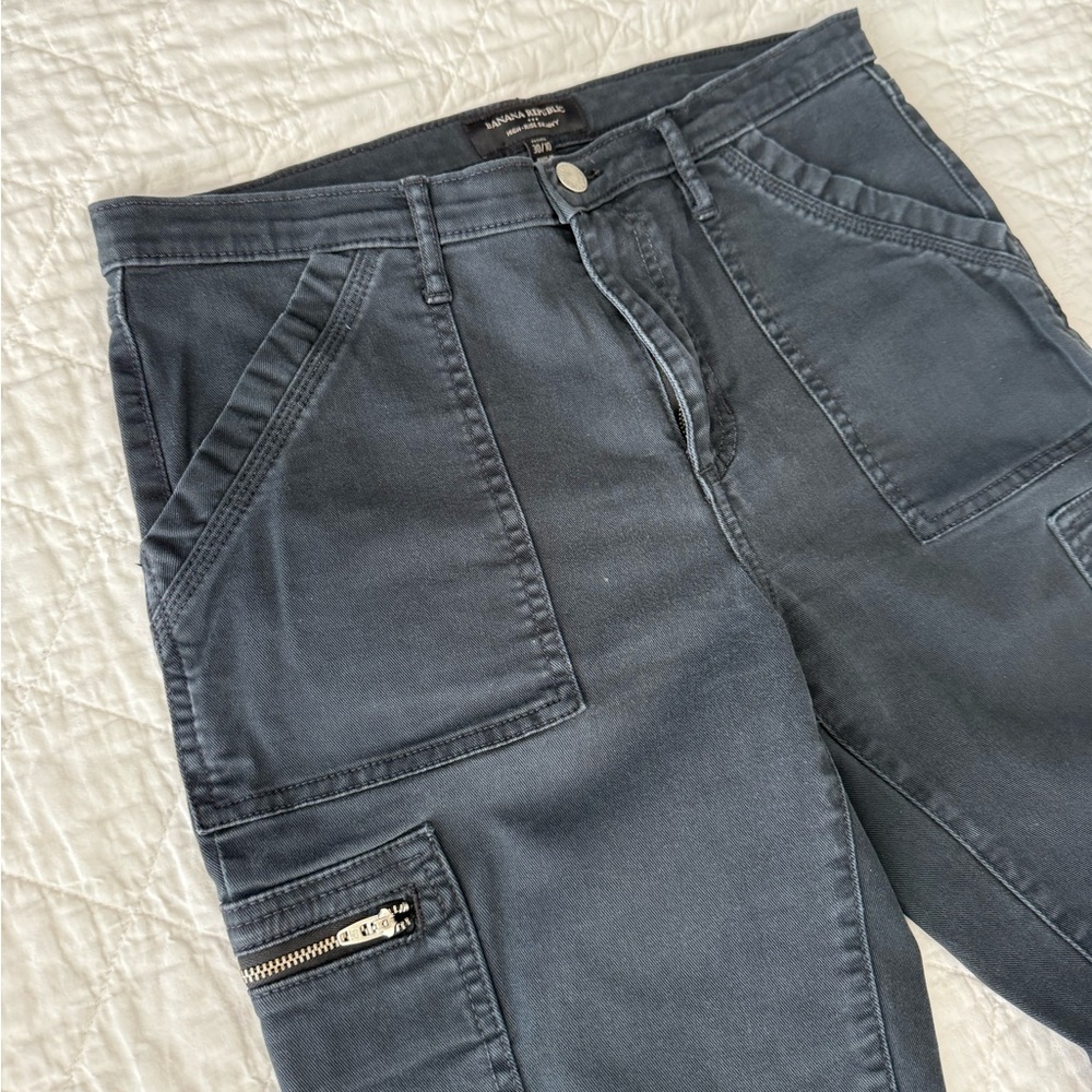 Dark Gray Cargo Pants - image 2